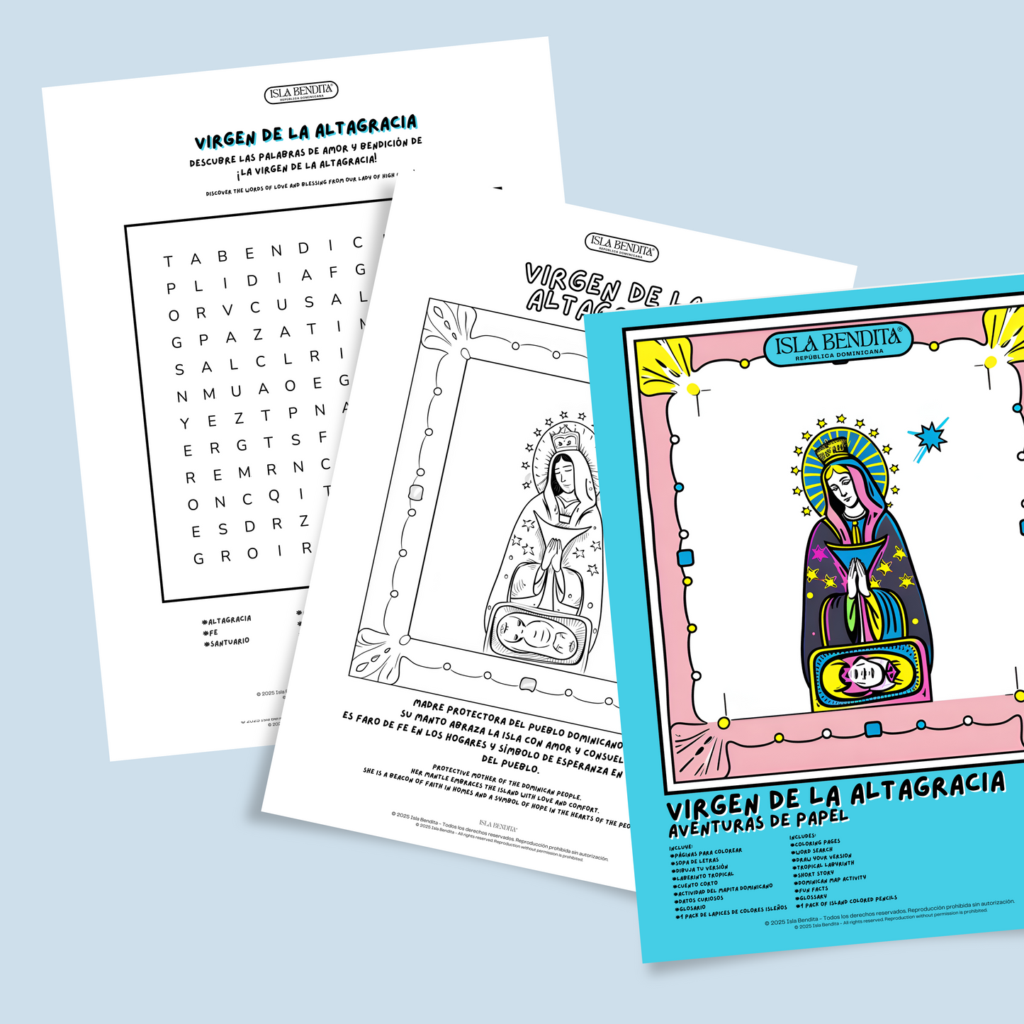 VIRGEN DE LA ALTAGRACIA BOOK KIT