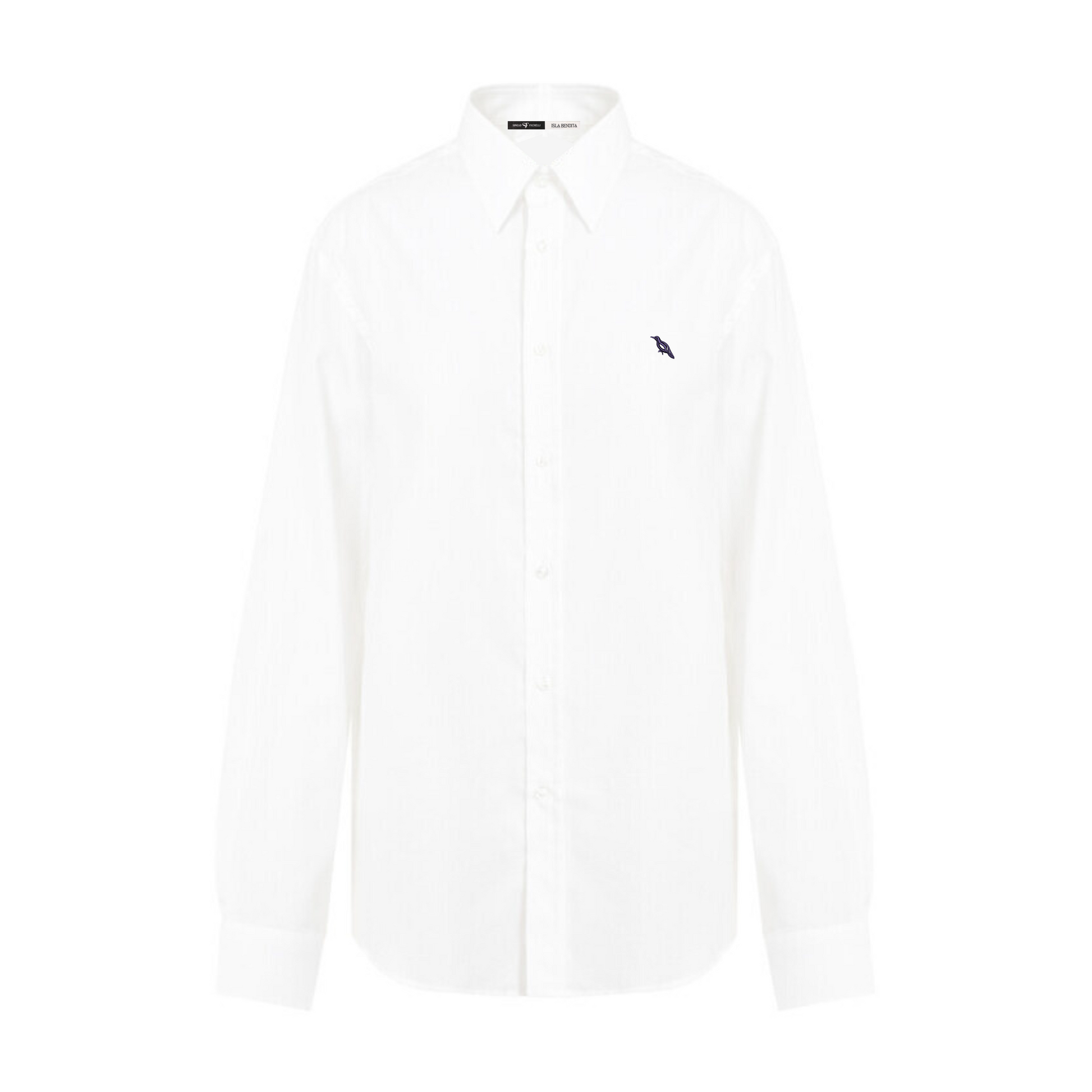 WHITE COTTON CARPENTER SHIRT