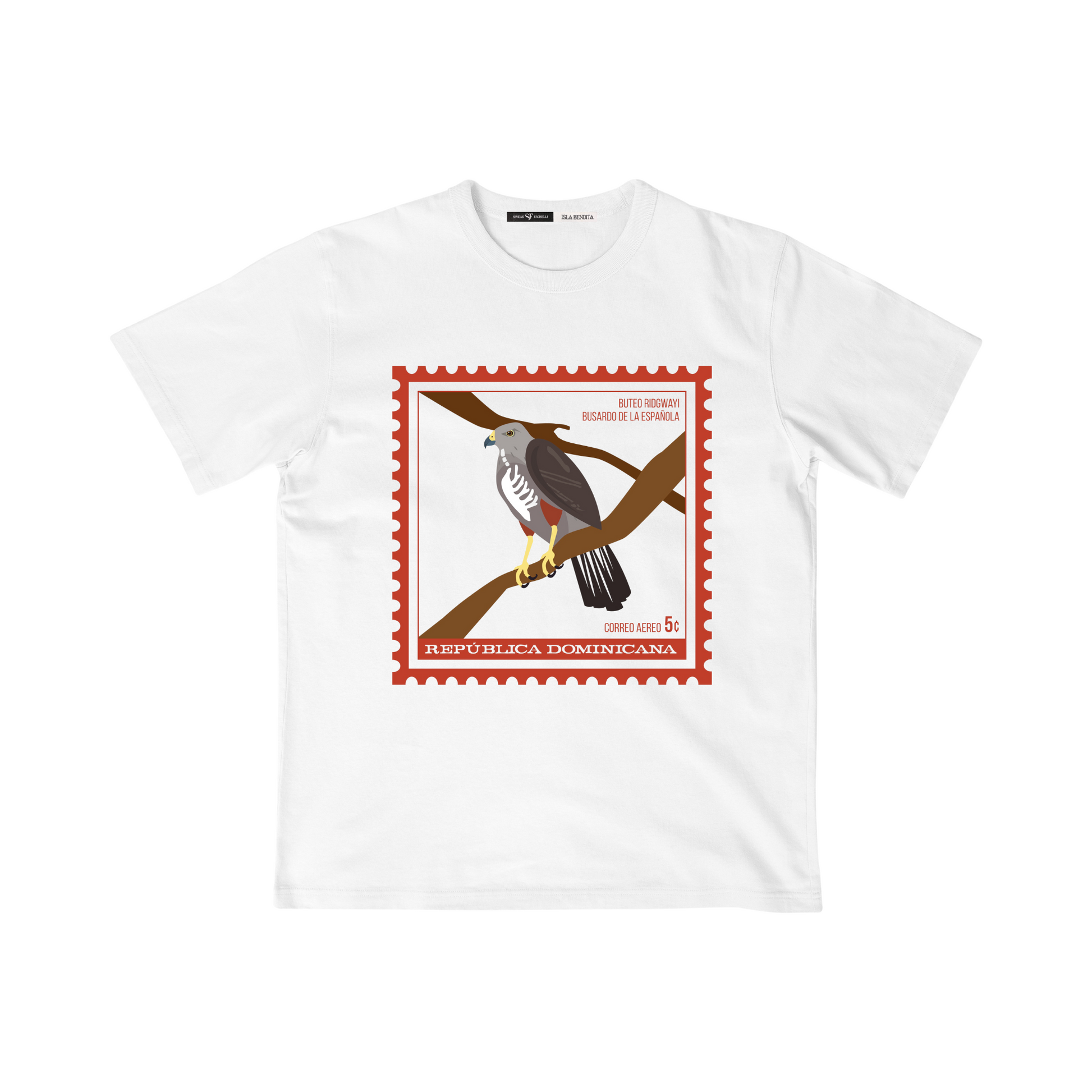 t-shirt del busardo souvenir dominicano