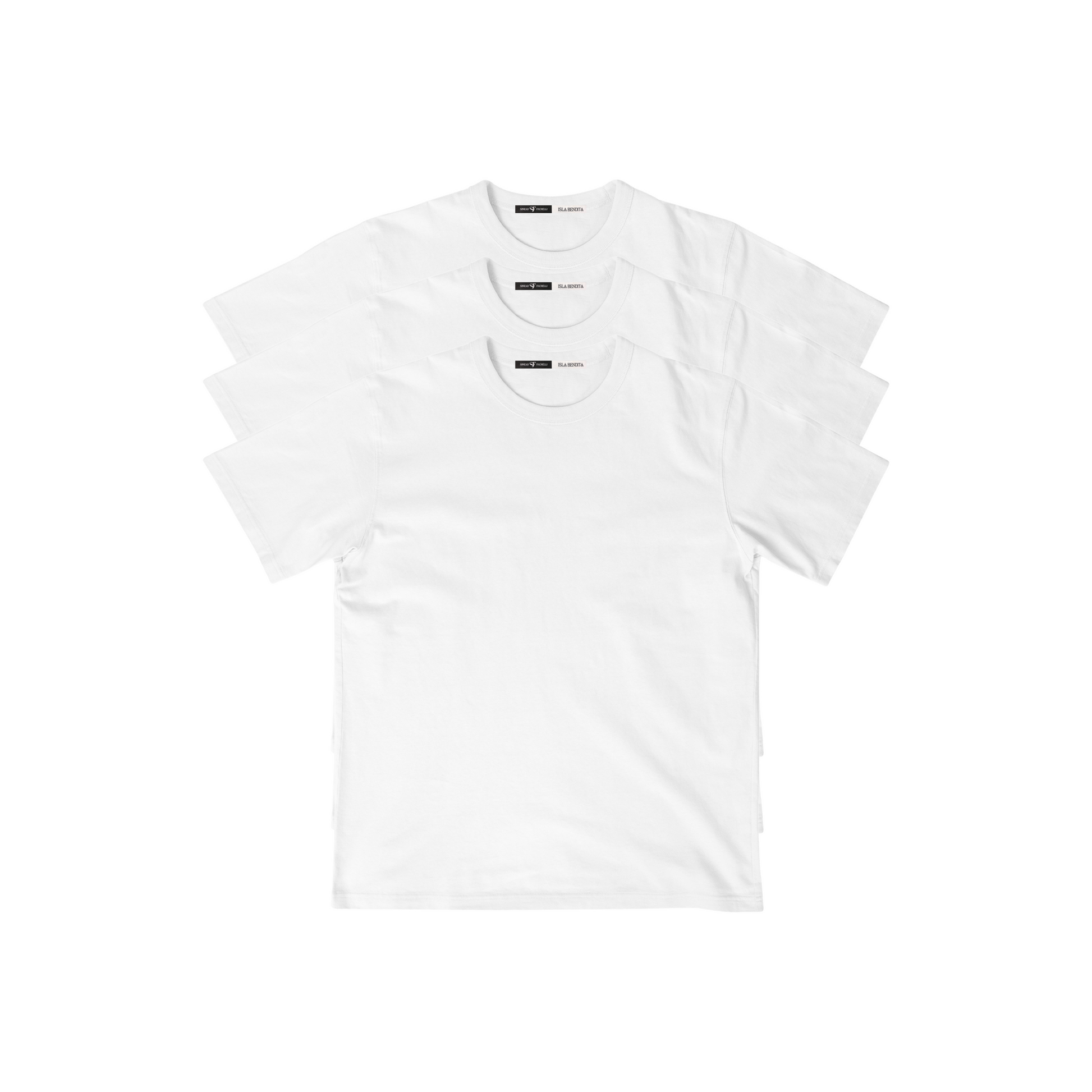 3 PACK T-SHIRTS WHITE
