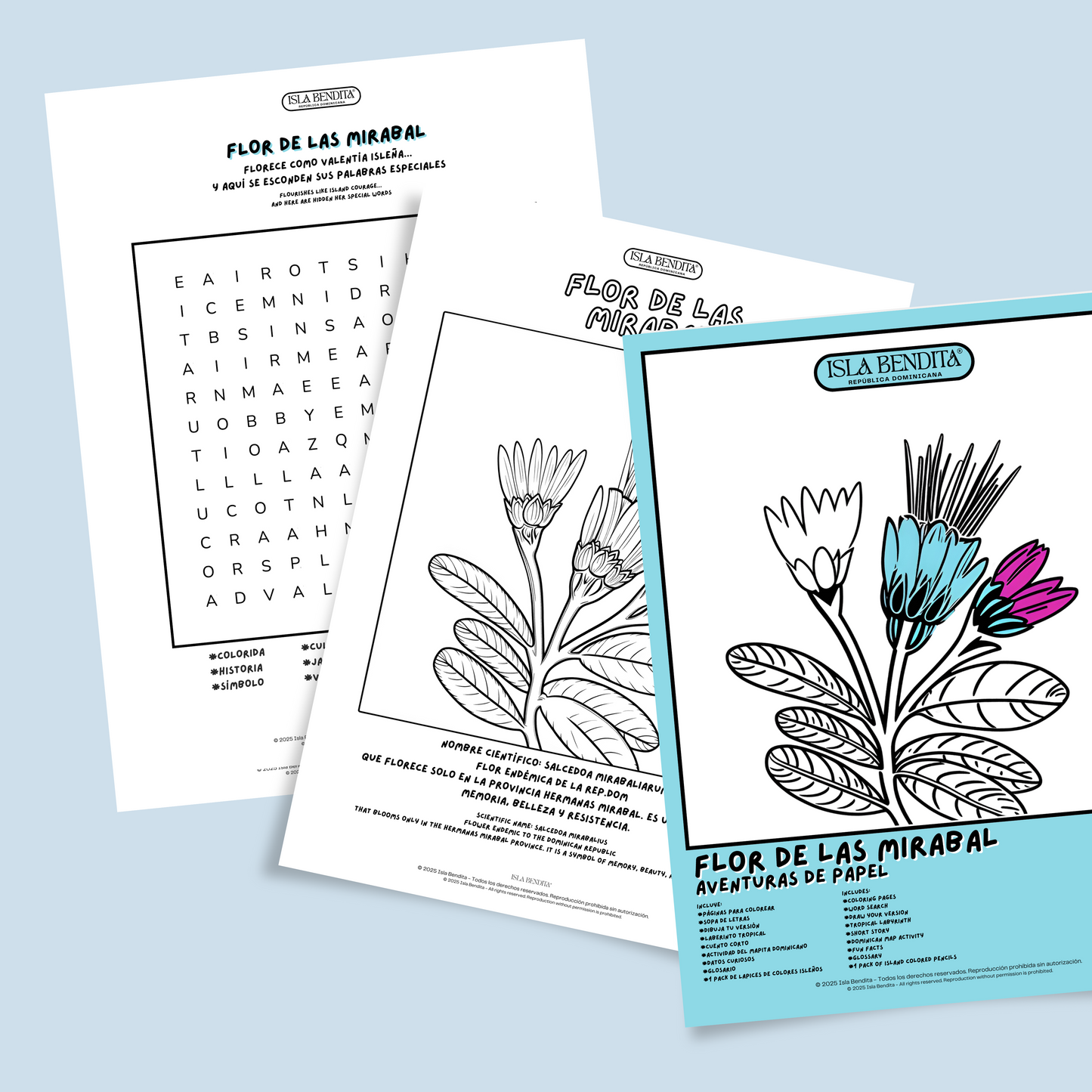 FLOR DE LAS MIRABAL BOOK KIT