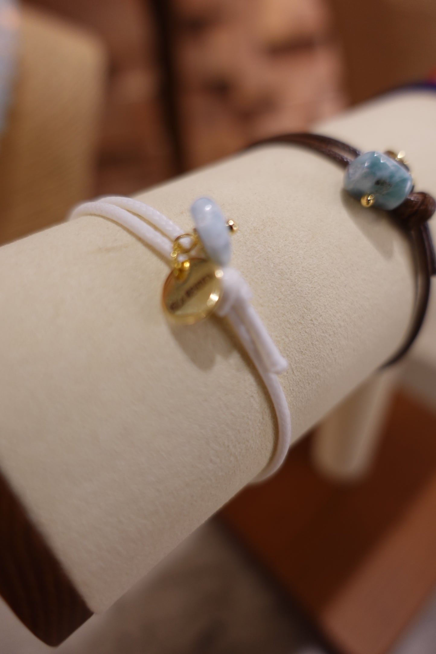 PULSERA CORDON LARIMAR
