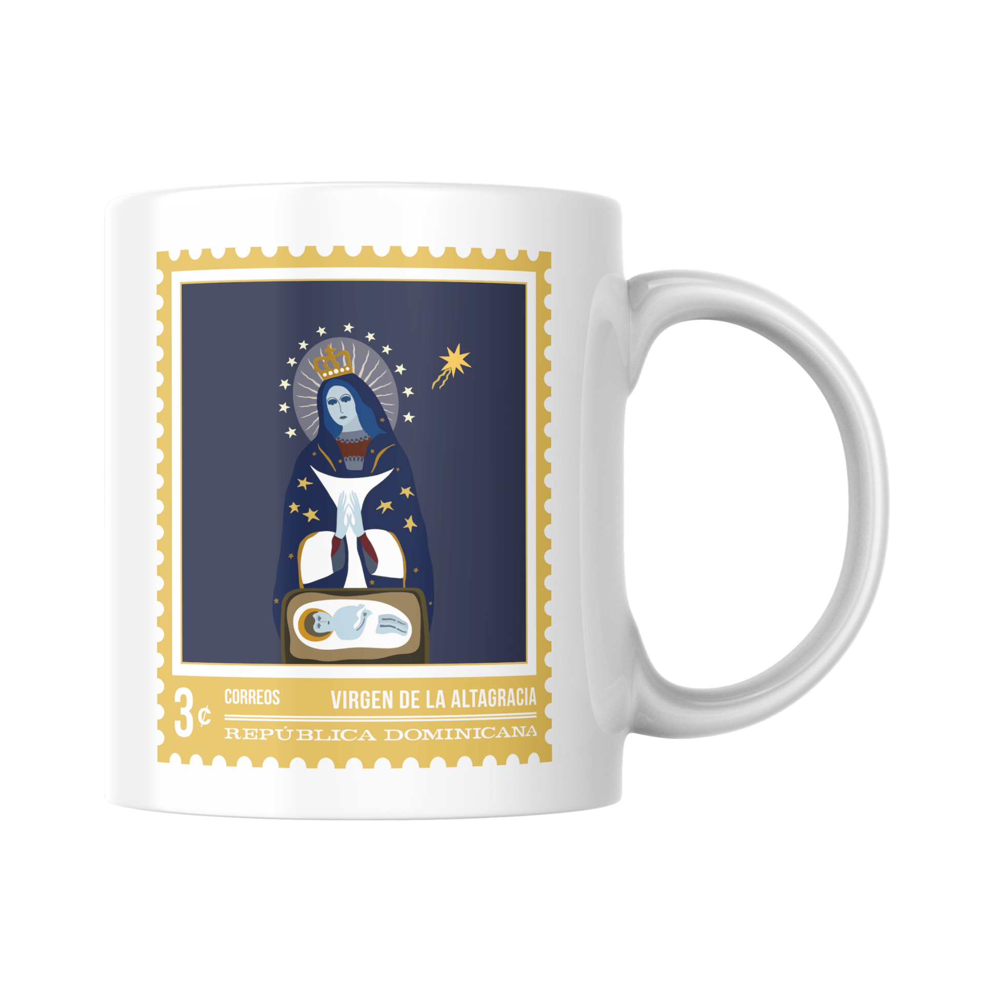 VIRGEN DE LA ALTAGRACIA ESTAMPILLA