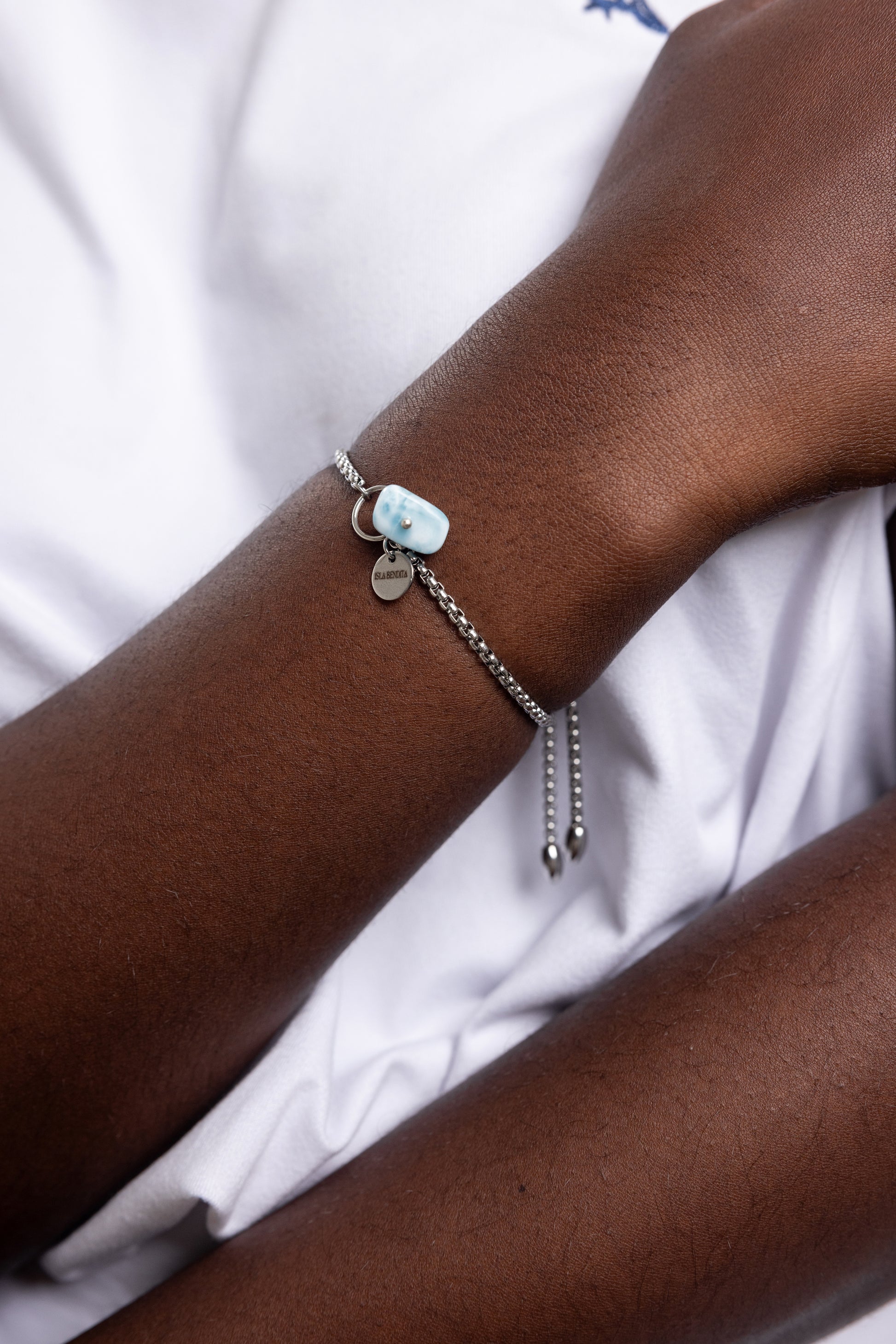PULSERA AJUSTABLE CON LARIMAR
