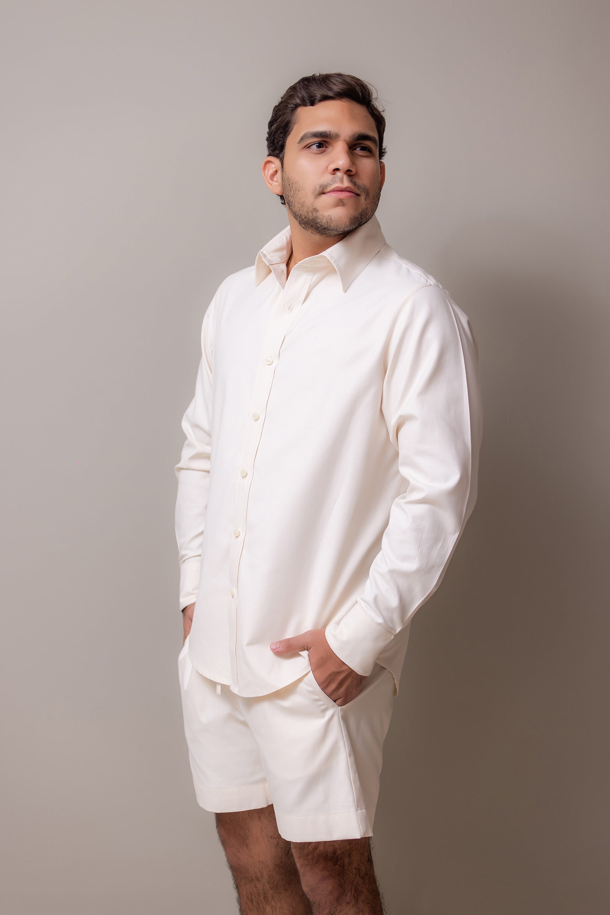 IVORY OXFORD CARPENTER SHIRT