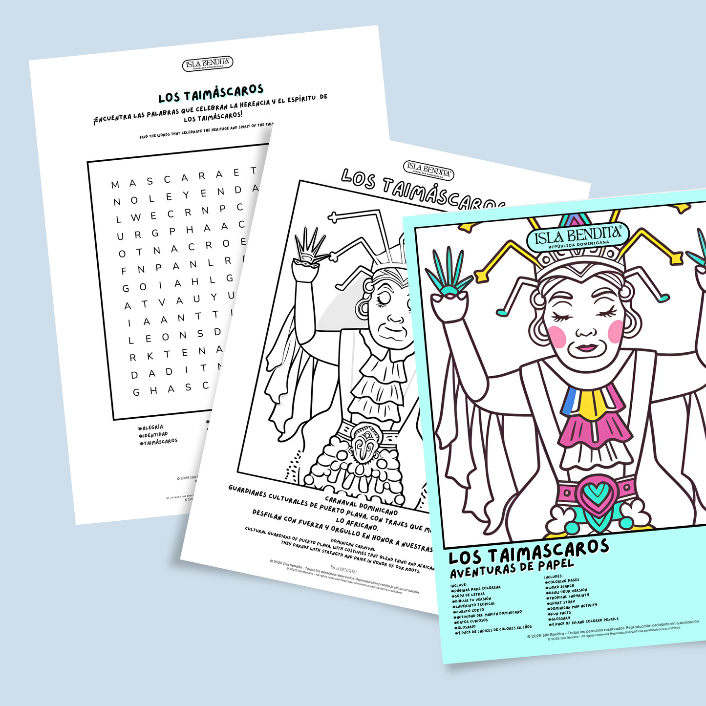 LOS TAÍMASCAROS BOOK KIT