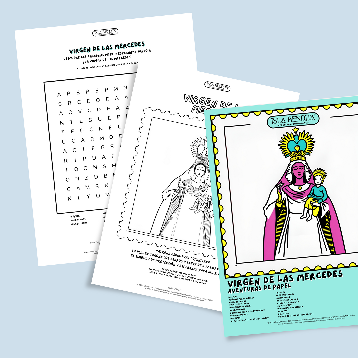 VIRGEN DE LAS MERCEDES BOOK KIT