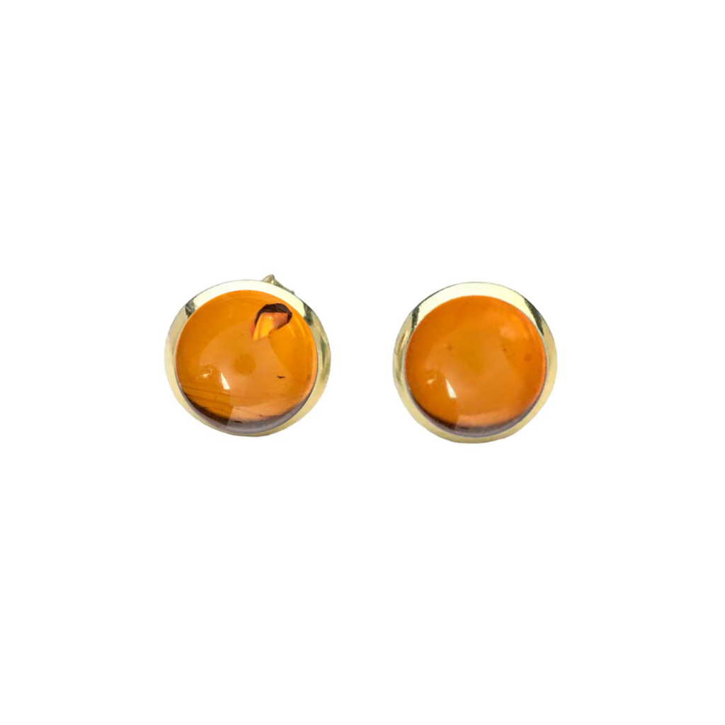 aretes de ambar laminado