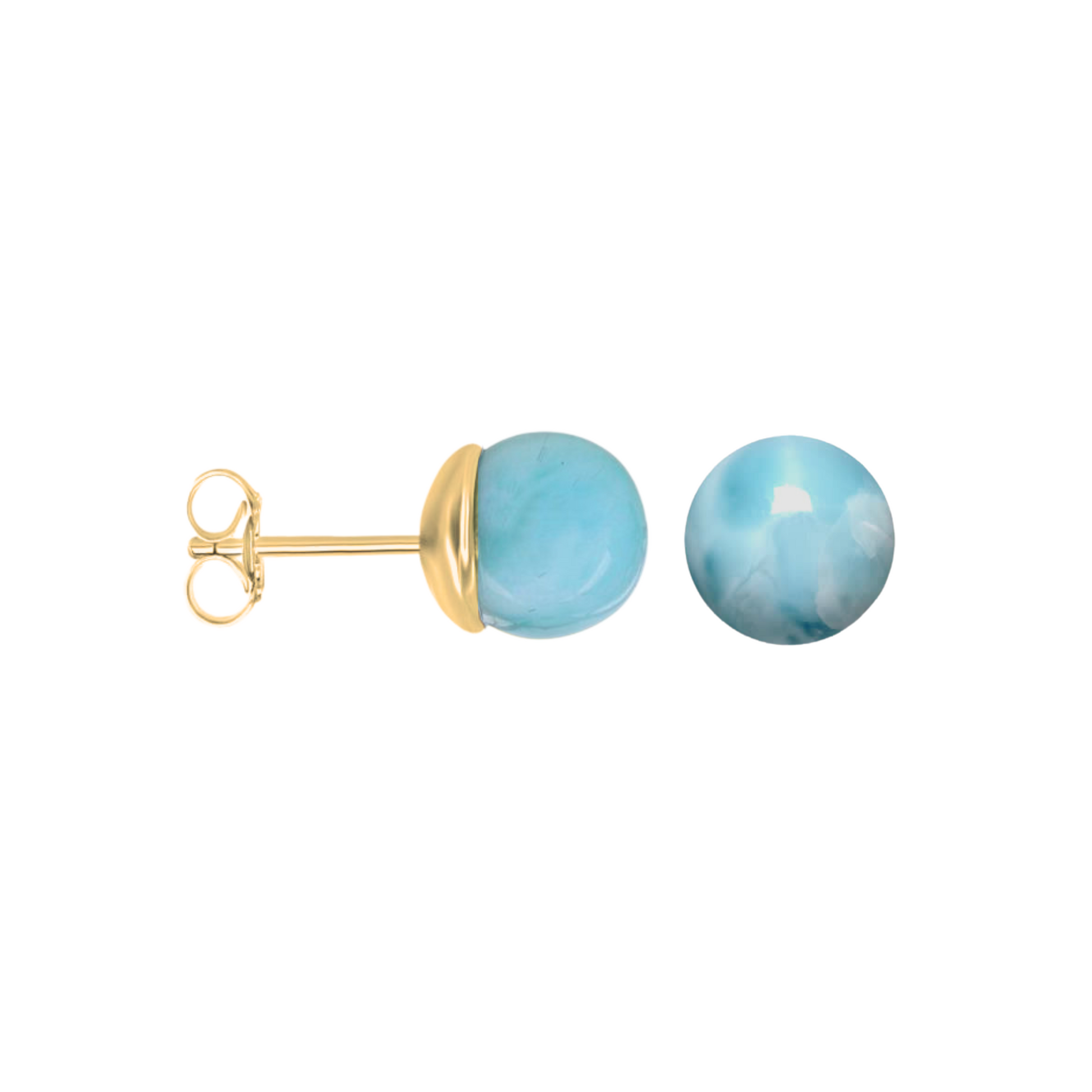aretes de larimar dominicano souvenir