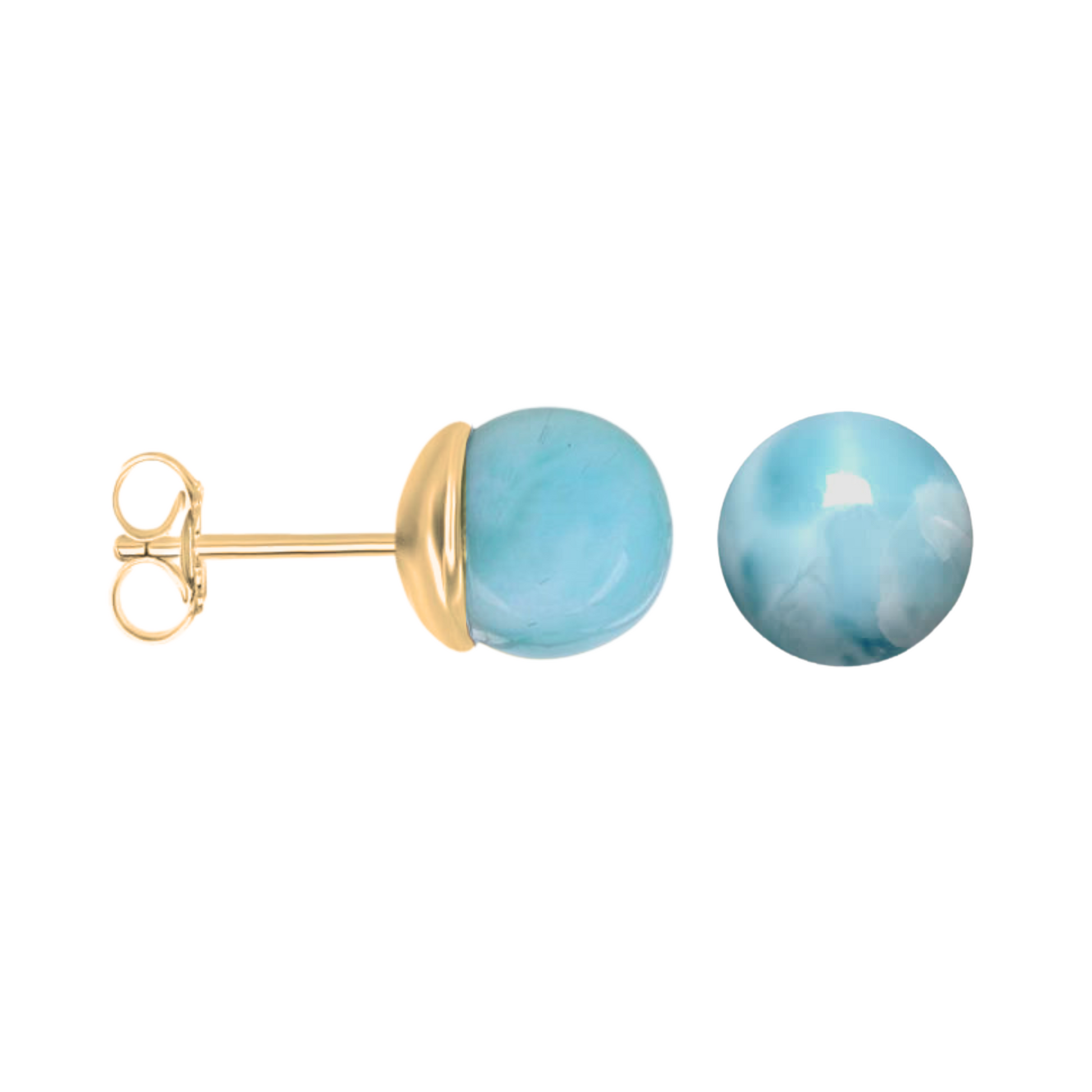aretes de larimar dominicano souvenir