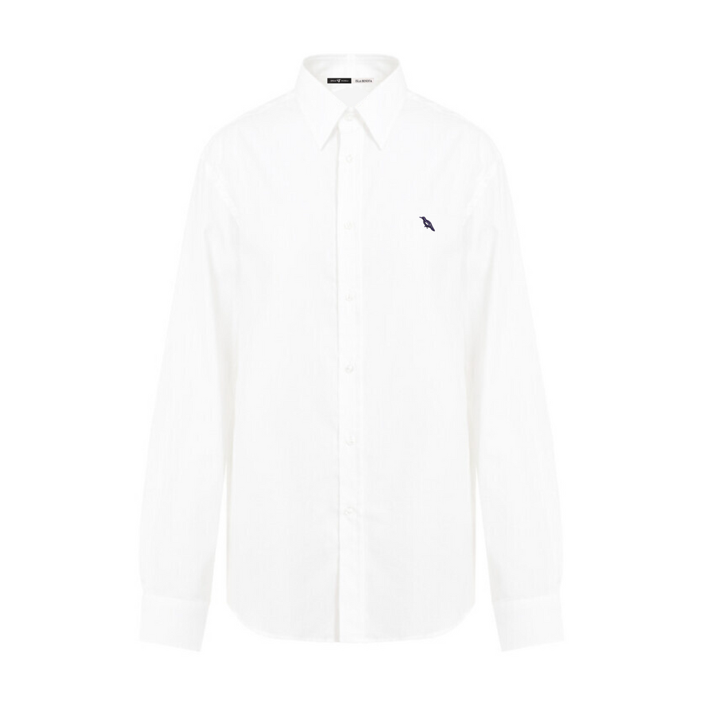 WHITE COTTON CARPENTER SHIRT