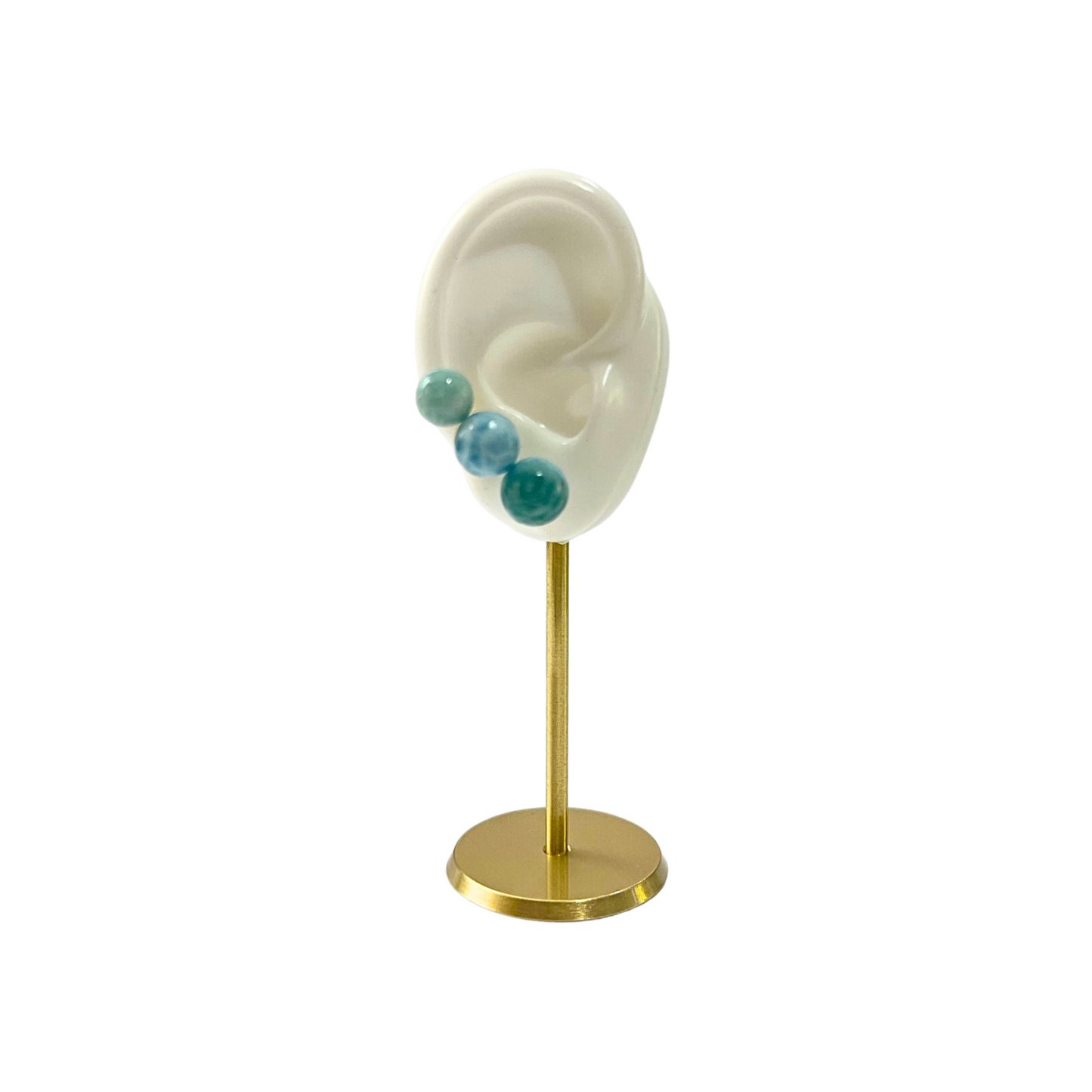 aretes de larimar dominicano souvenir