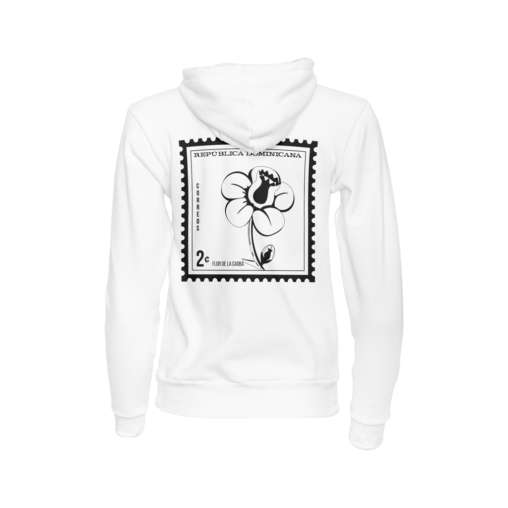 FLOR DE LA CAOBA POSTAL NEGRA HOODIE