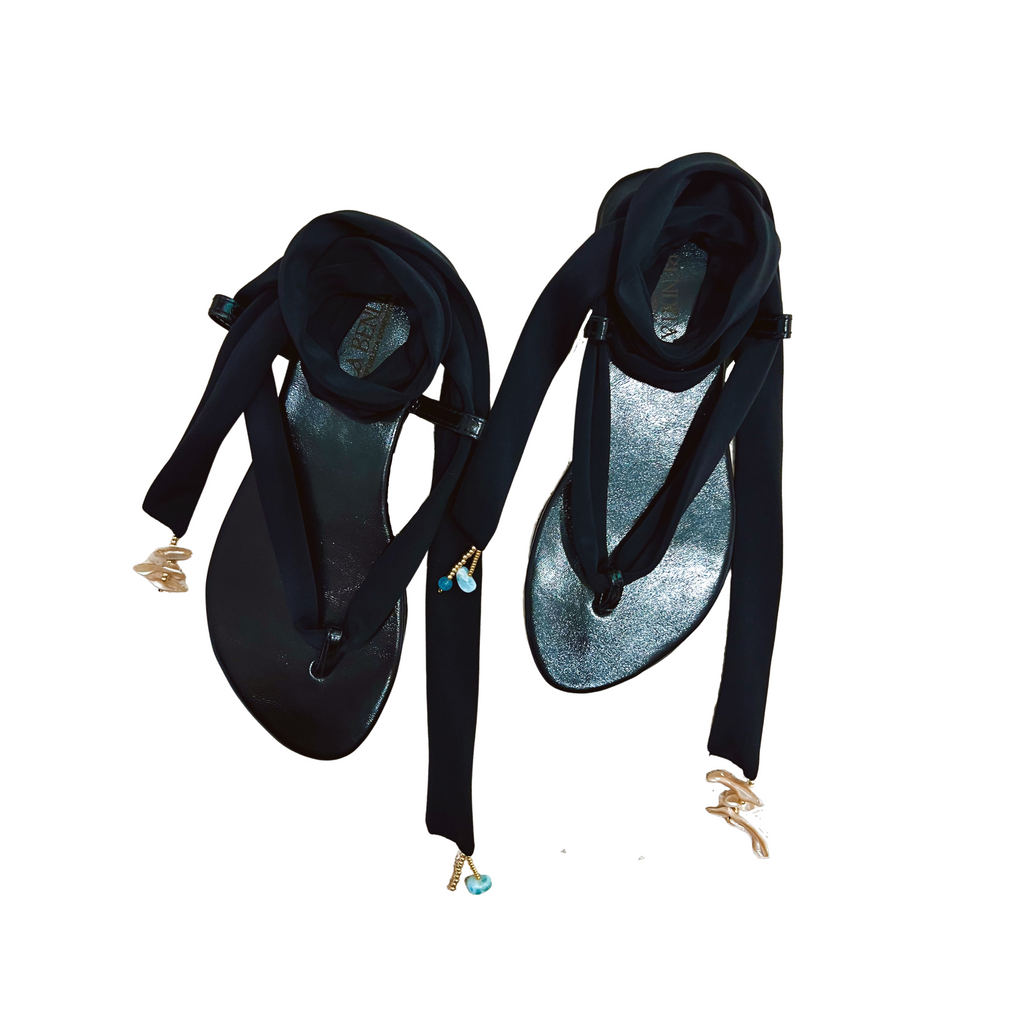 CORALIA SANDALS WITH LARIMAR
