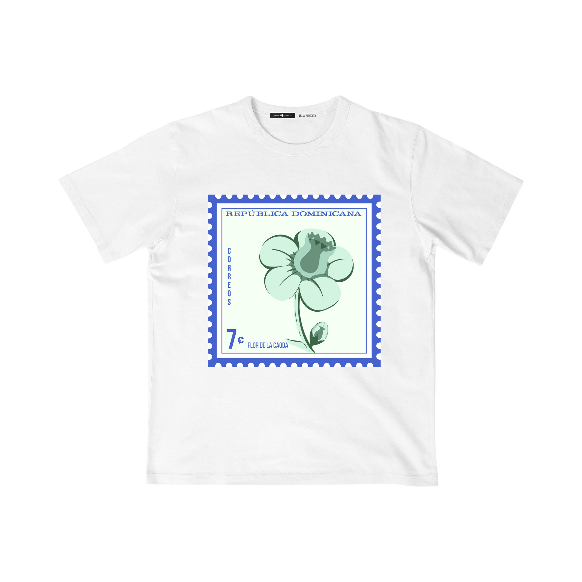 t-shirt flor de la caoba souvenir dominicano