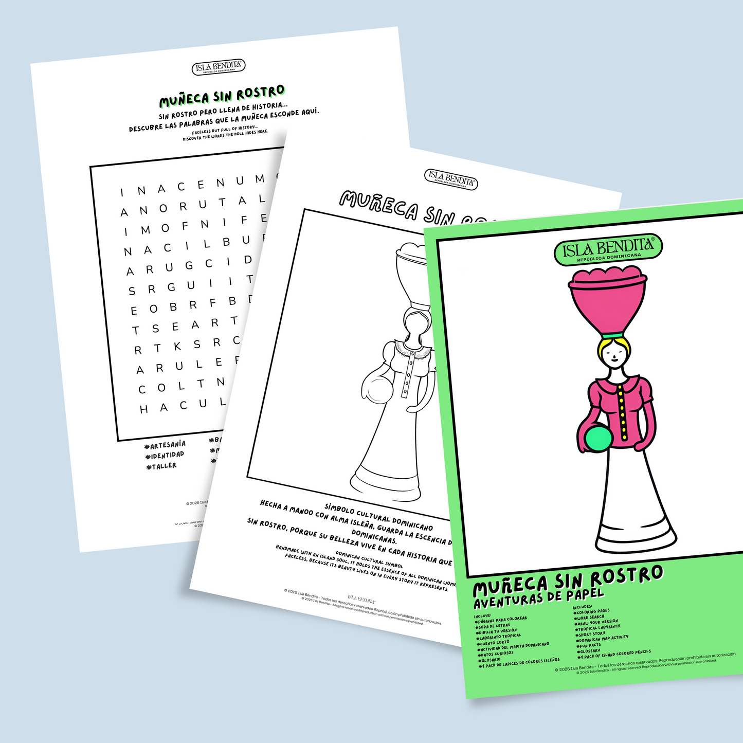 MUÑECA SIN ROSTRO BOOK KIT