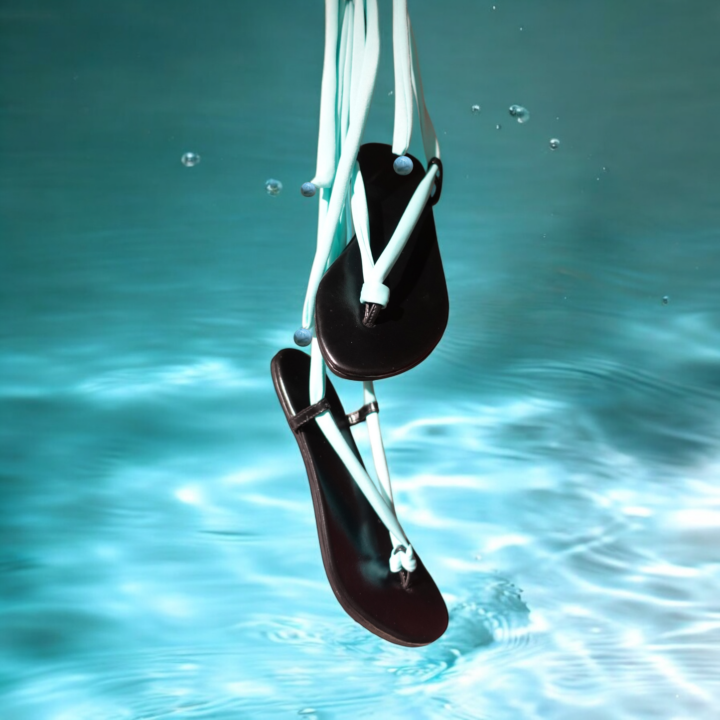 CORALIA SANDALS WITH LARIMAR