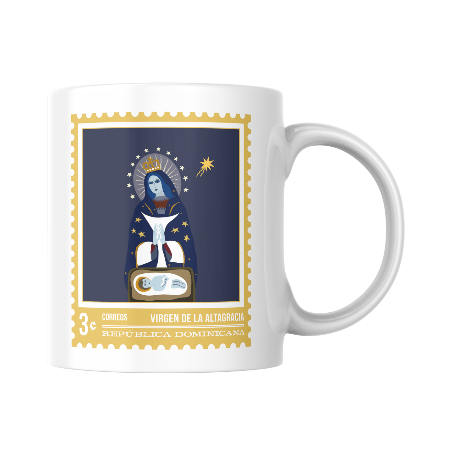 VIRGEN DE LA ALTAGRACIA ESTAMPILLA