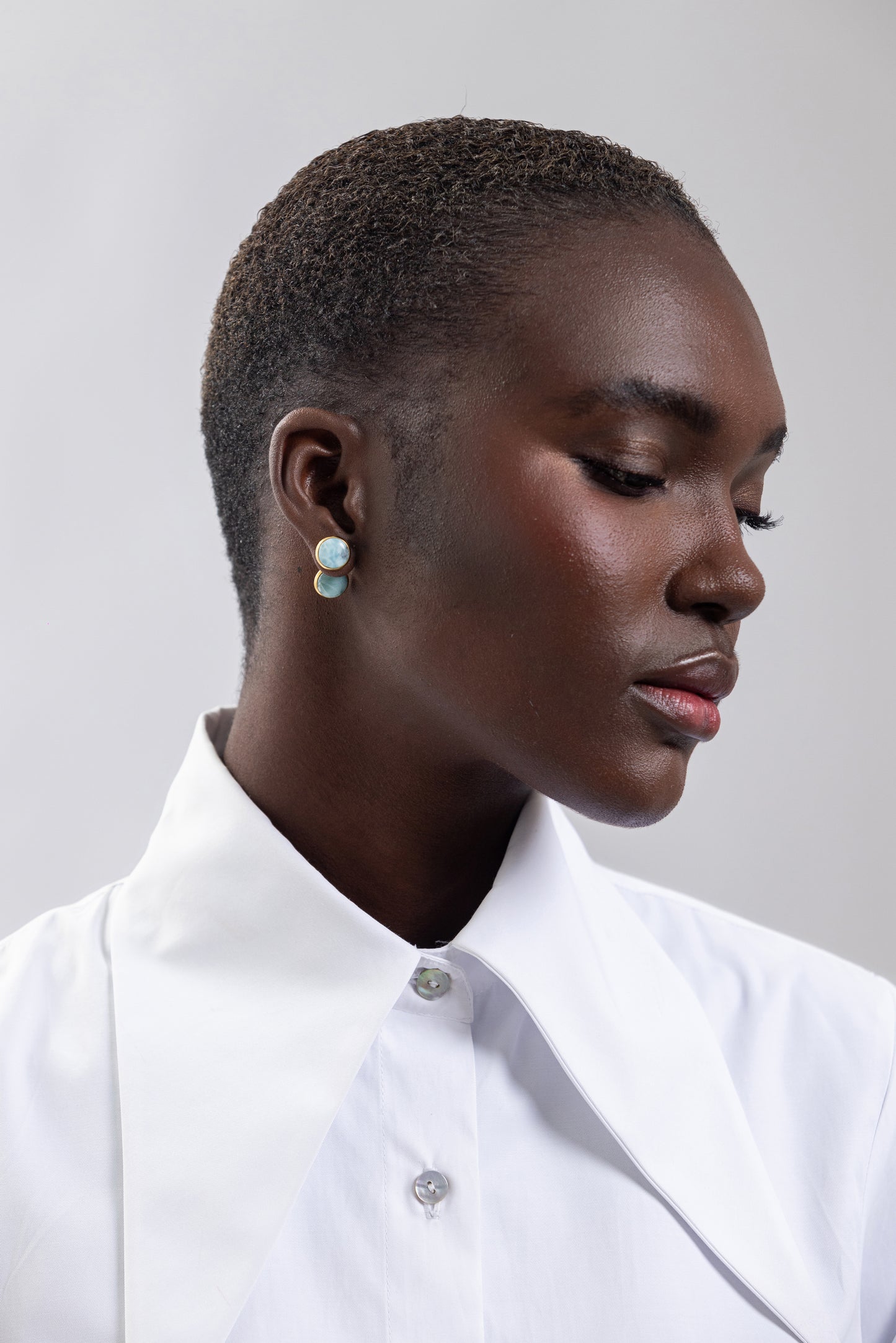 ARETES DUO LARIMAR MIDI
