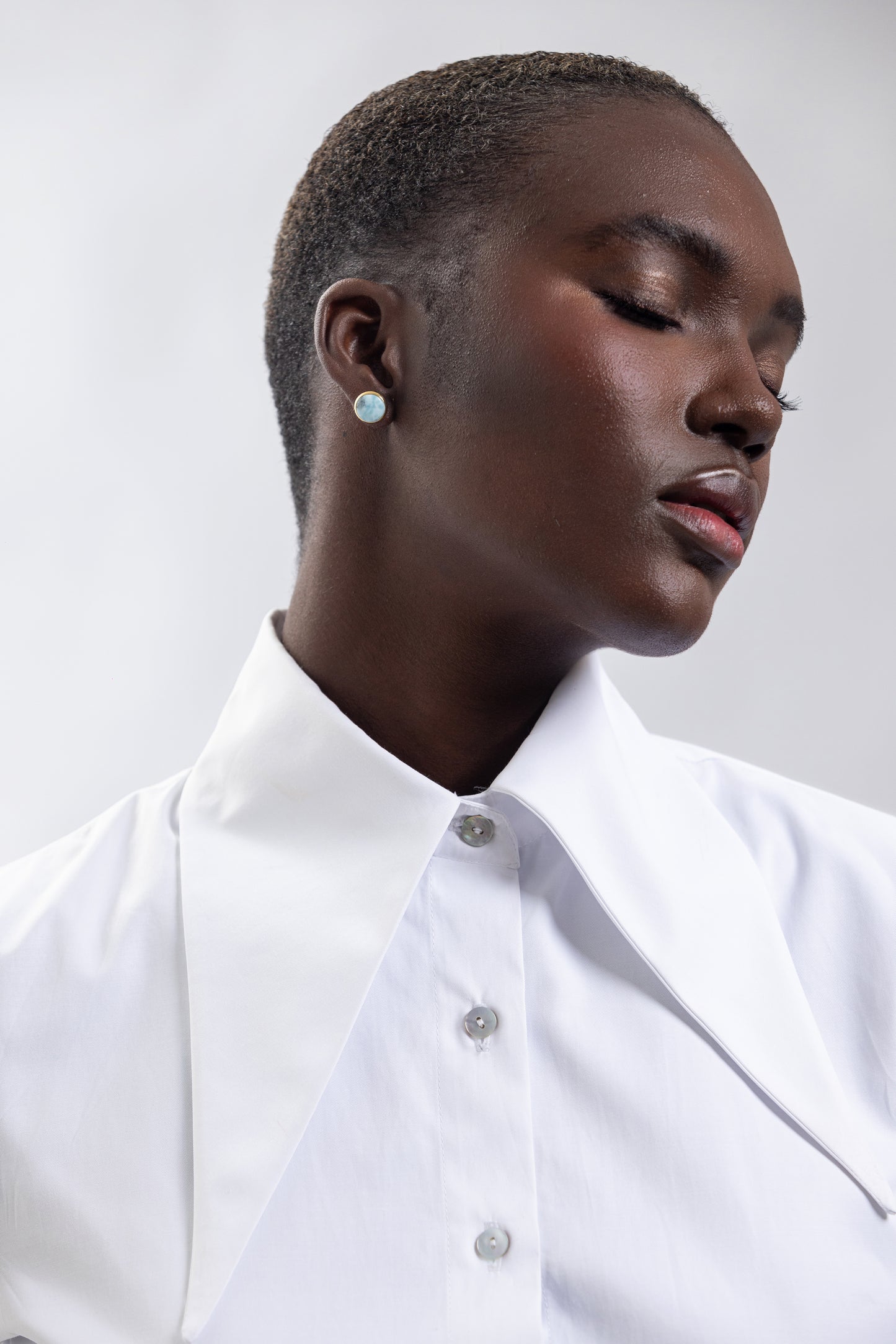 ARETES DUO LARIMAR MIDI