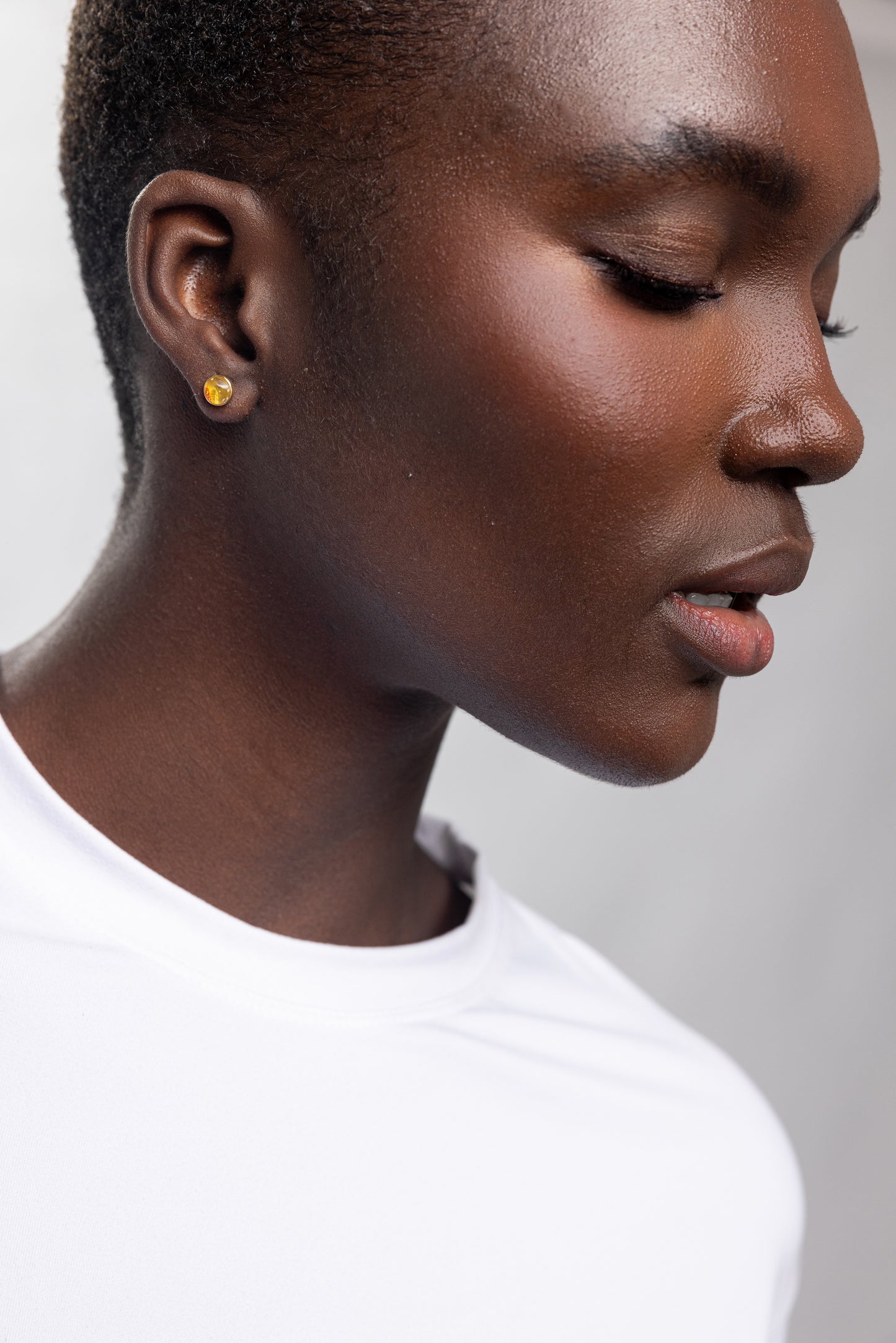 ARETES DUO AMBAR MINI