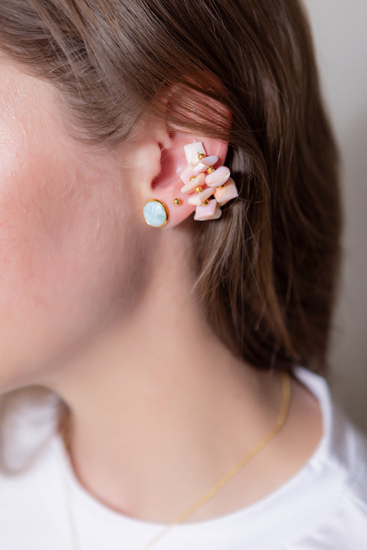 EARCUFF DE CONCHA DE LAMBI