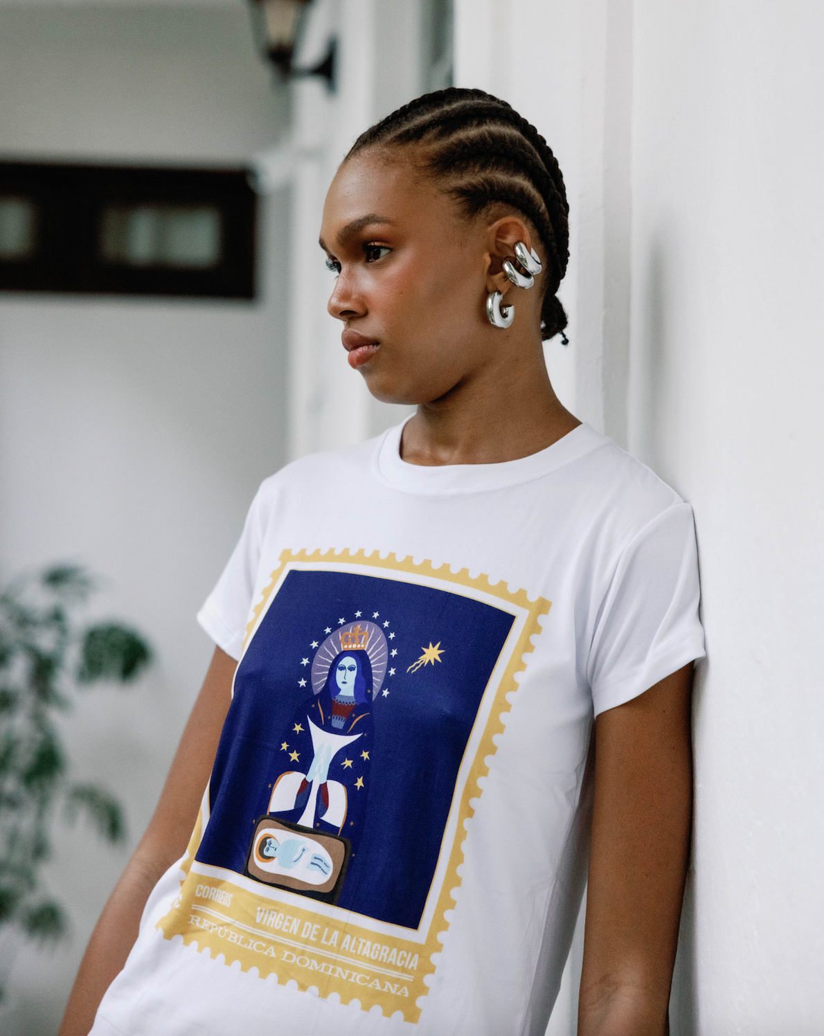 camiseta virgen de la Altagracia souvenir dominicano