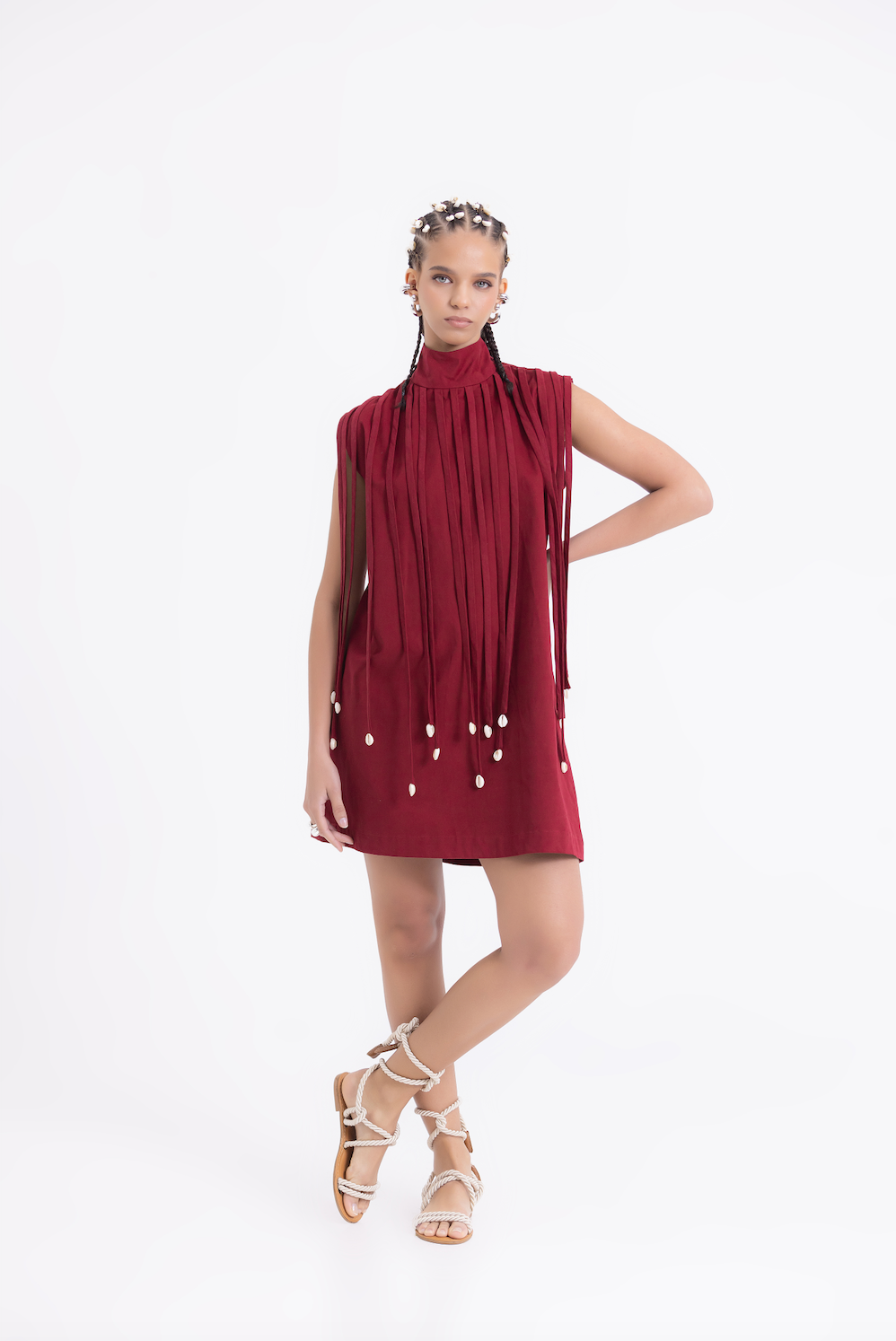 CARACOLA DRESS TAN