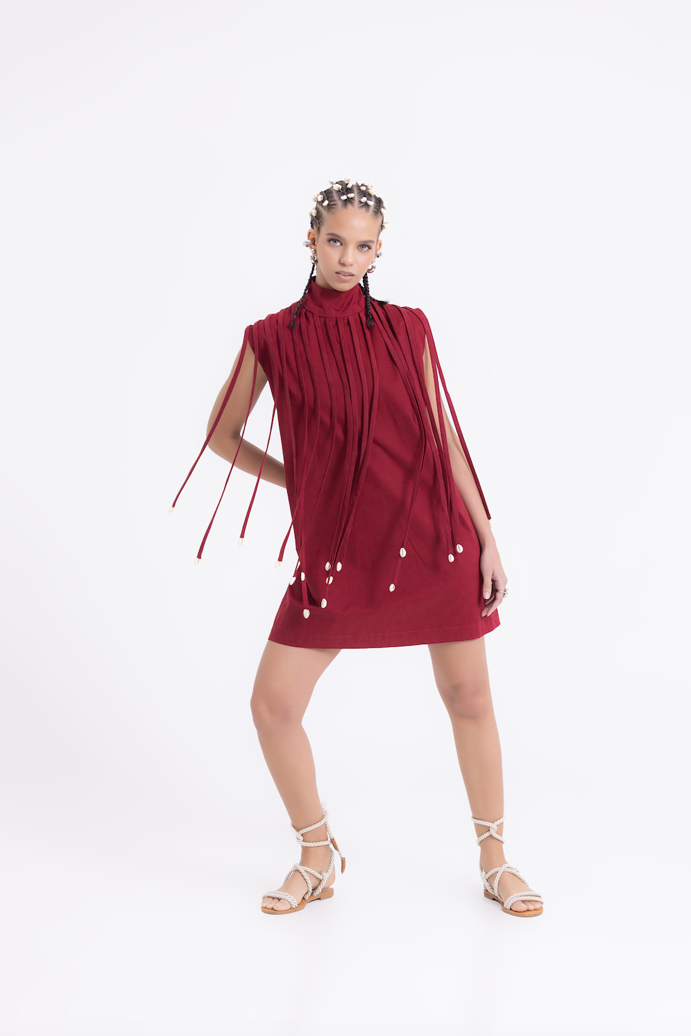 CARACOLA DRESS RED