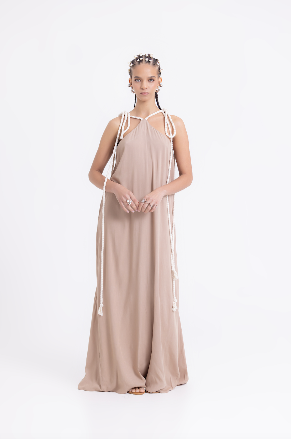NEPTUNO DRESS TAN