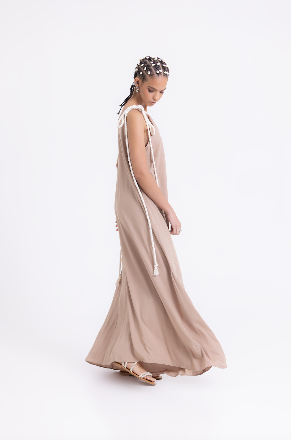 NEPTUNO DRESS TAN