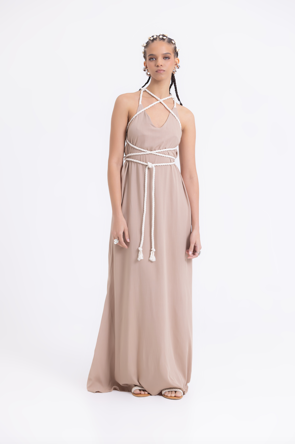 NEPTUNO DRESS TAN