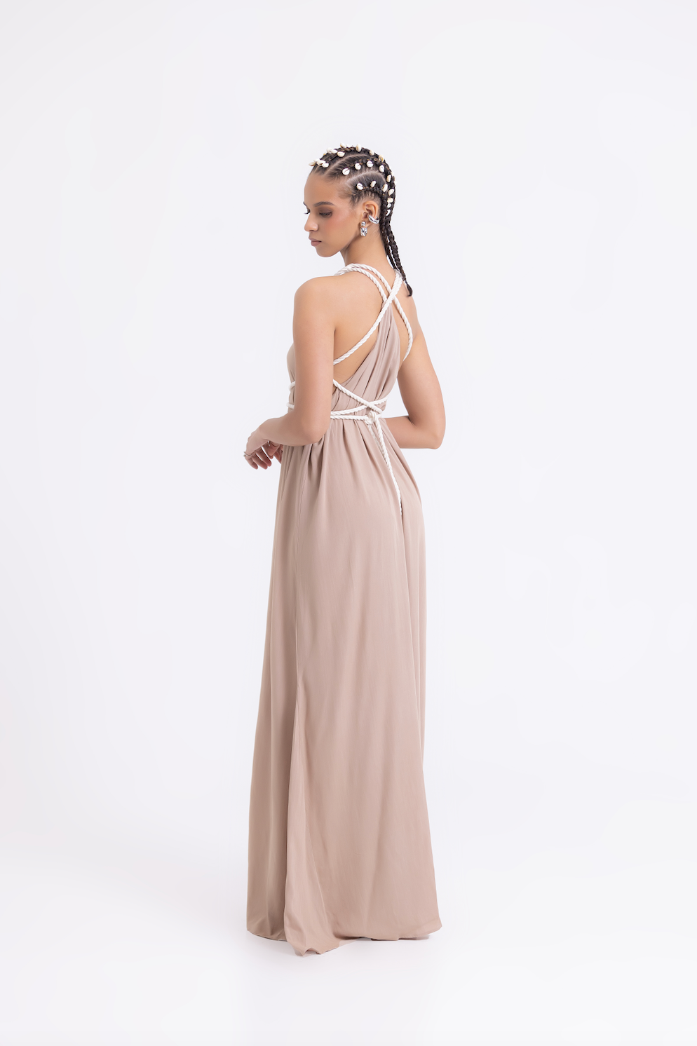 NEPTUNO DRESS TAN