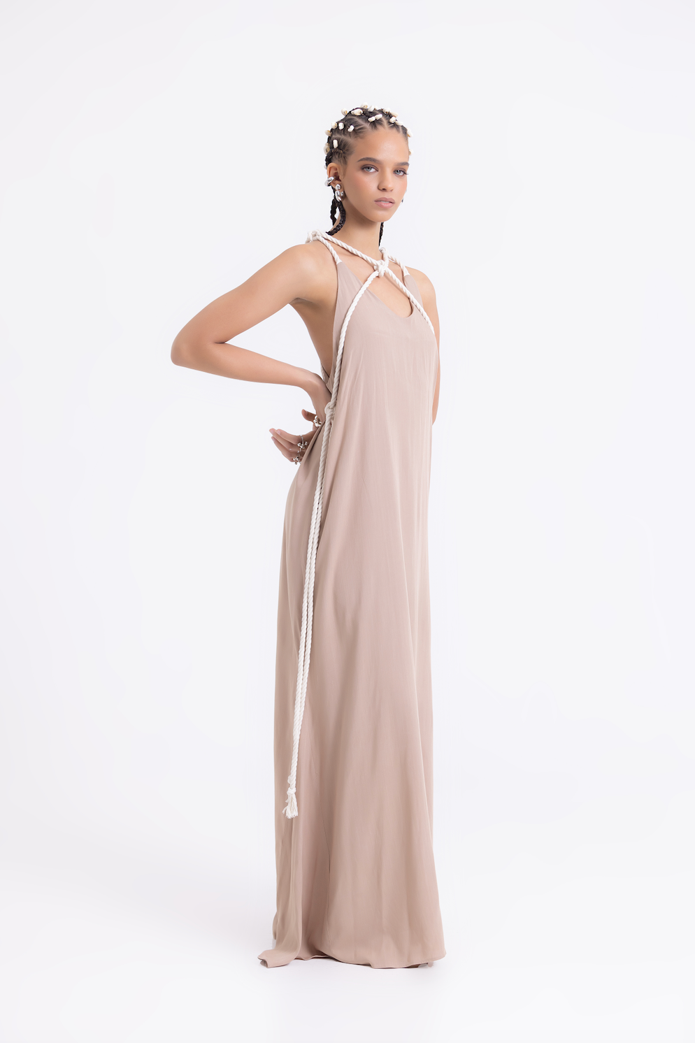 NEPTUNO DRESS TAN