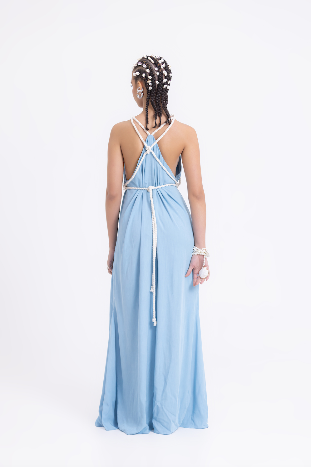 NEPTUNO DRESS CELESTE