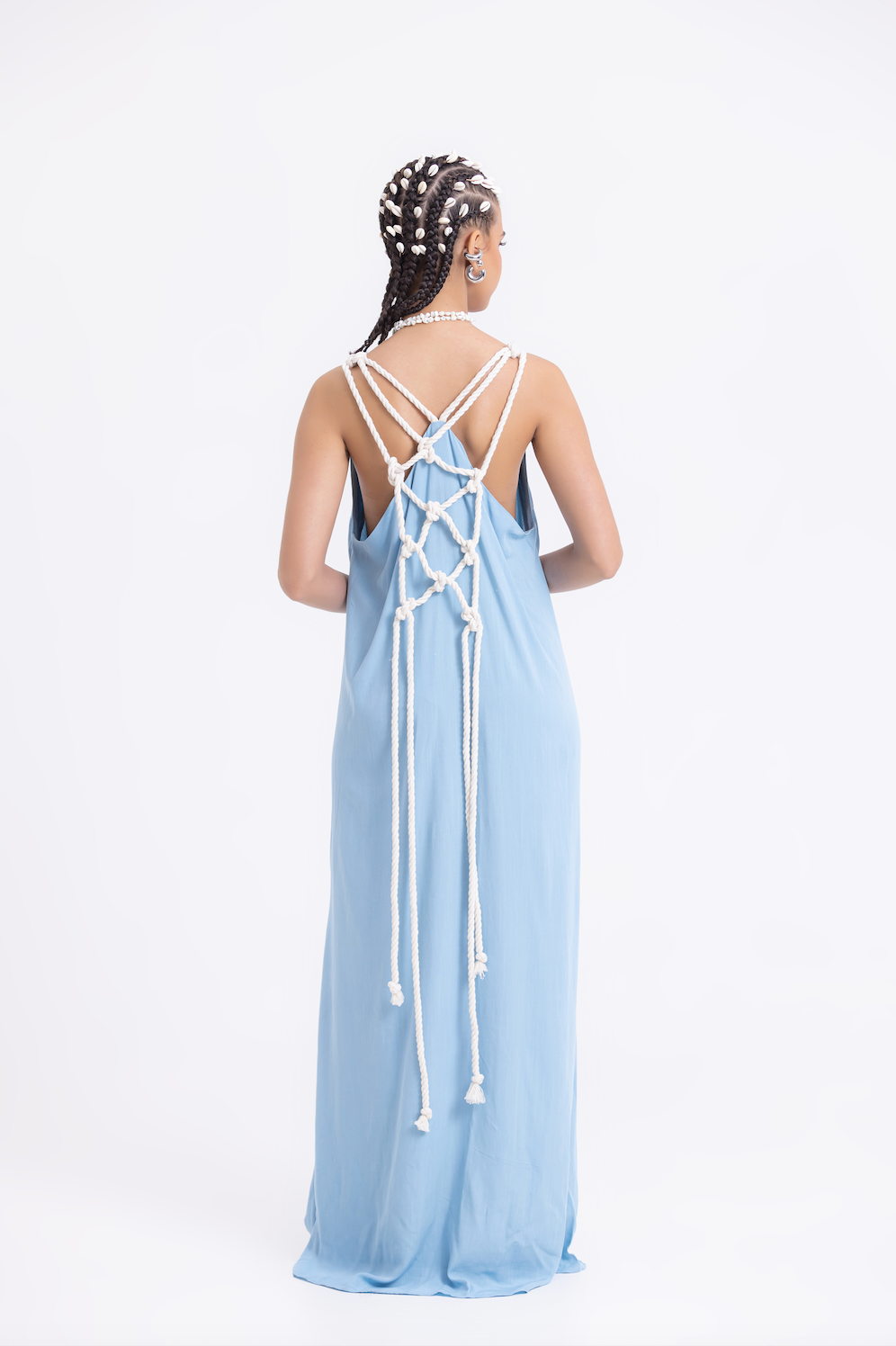NEPTUNO DRESS CELESTE
