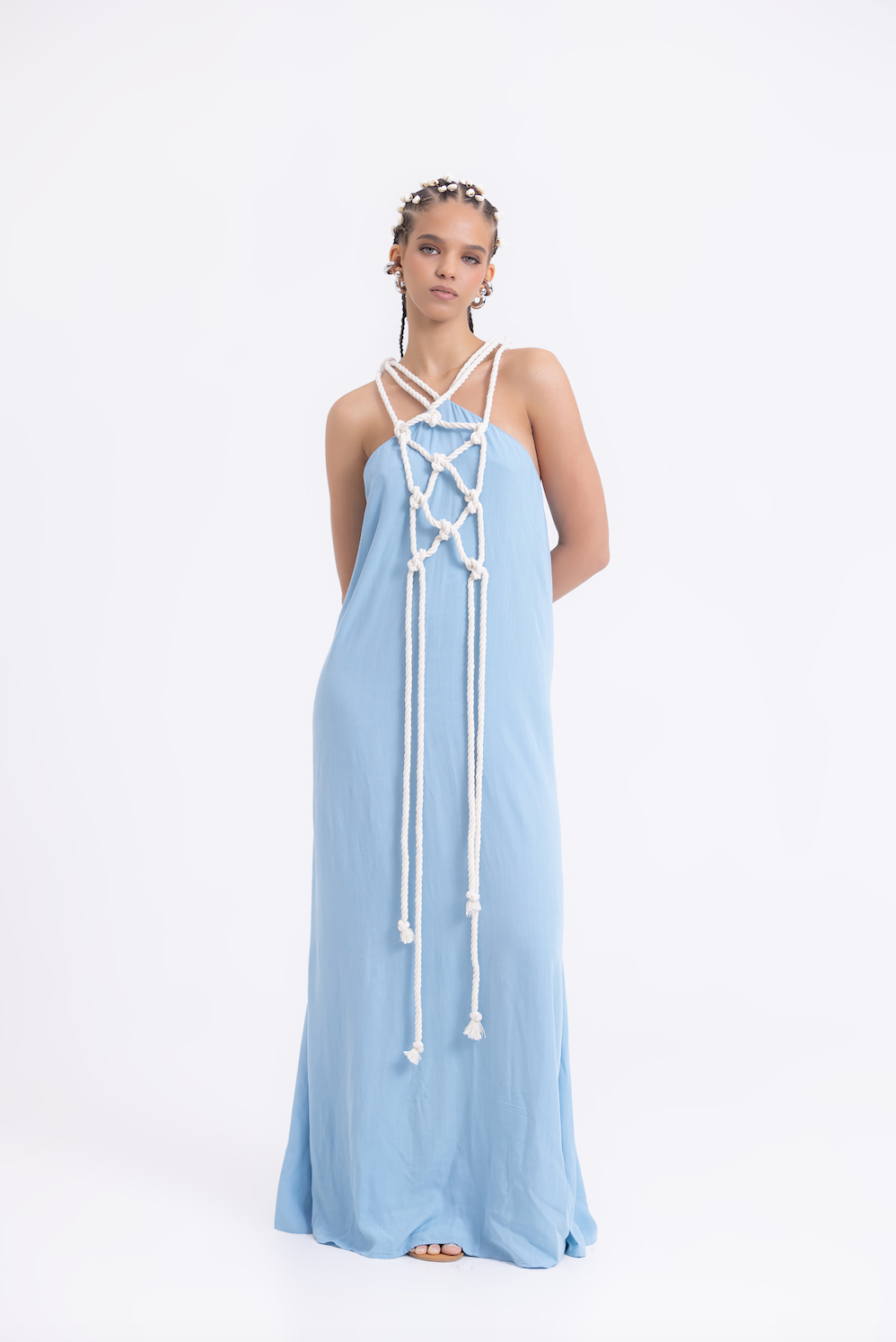NEPTUNO DRESS CELESTE