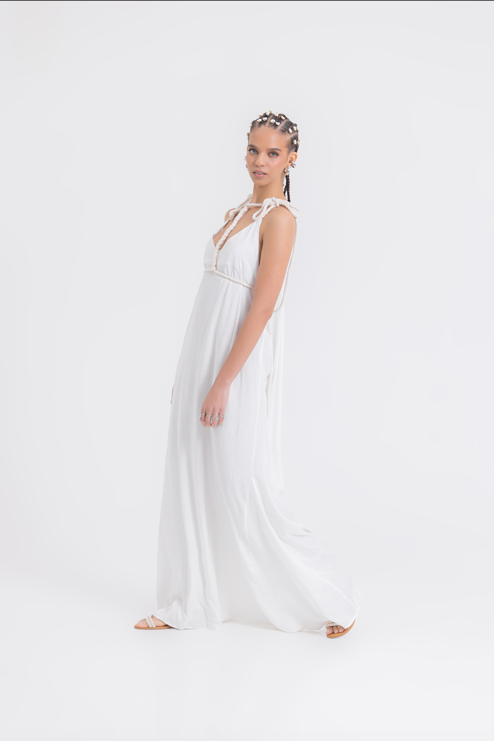 NEPTUNO DRESS WHITE
