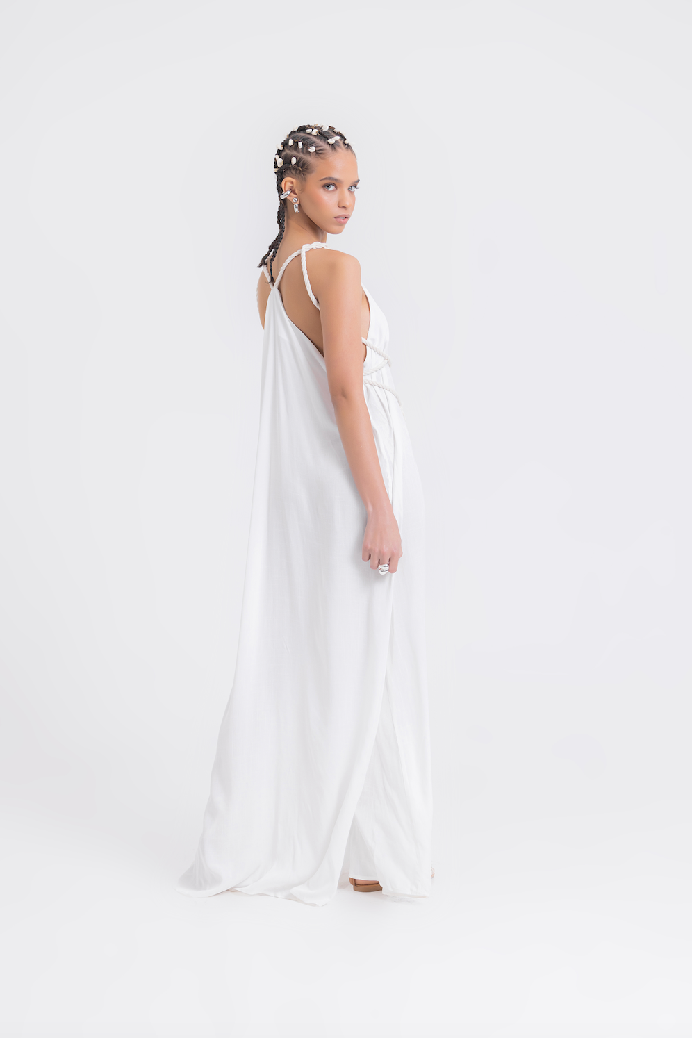 NEPTUNO DRESS WHITE