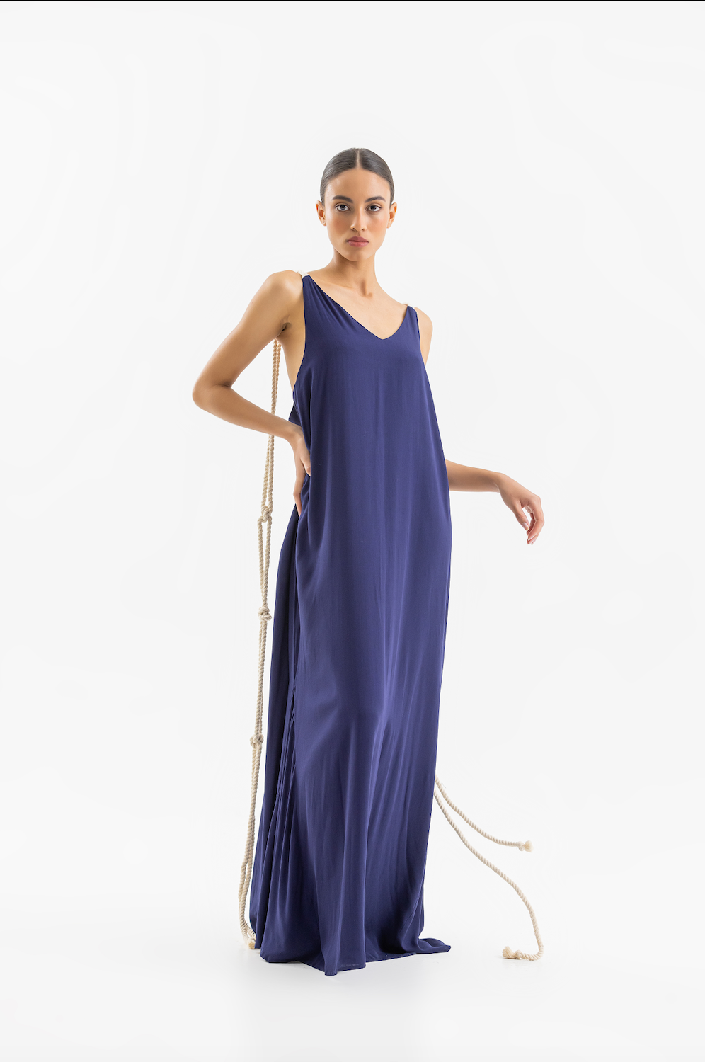 NEPTUNO DRESS NAVY BLUE