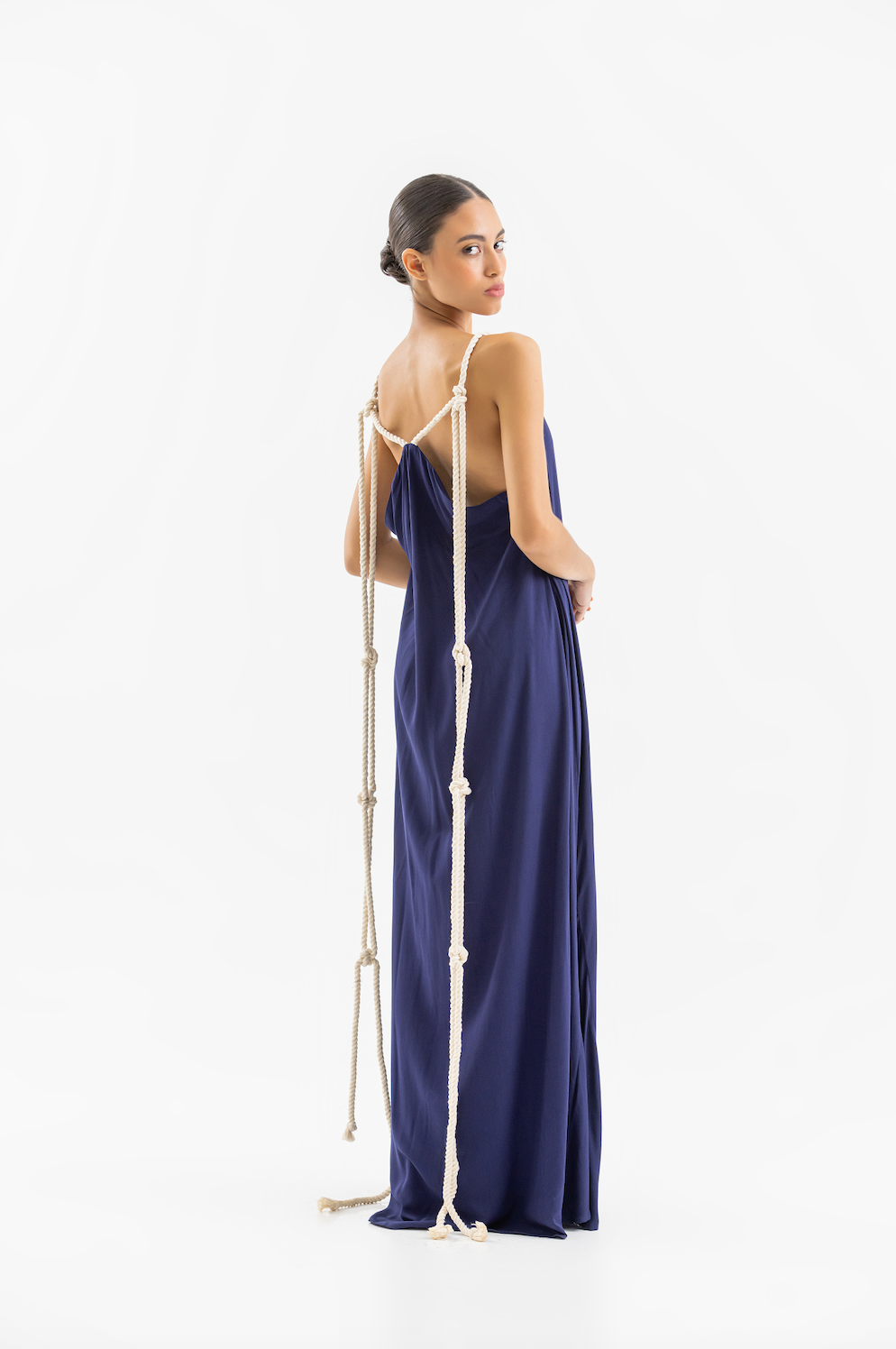 NEPTUNO DRESS NAVY BLUE