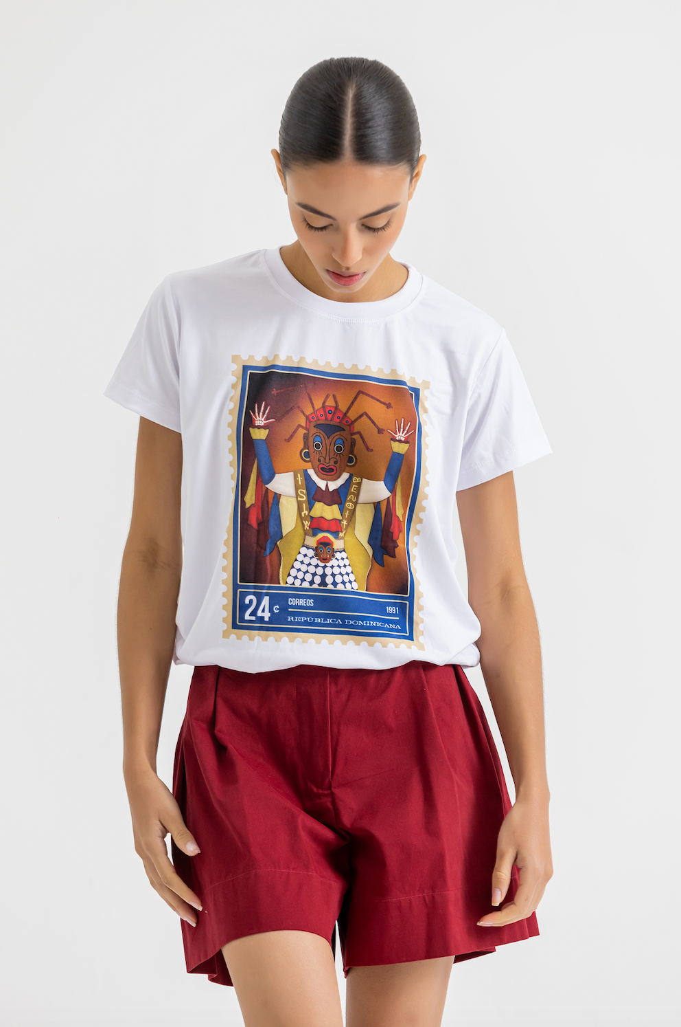 TAIMASCAROS T-SHIRT BLUE/RED