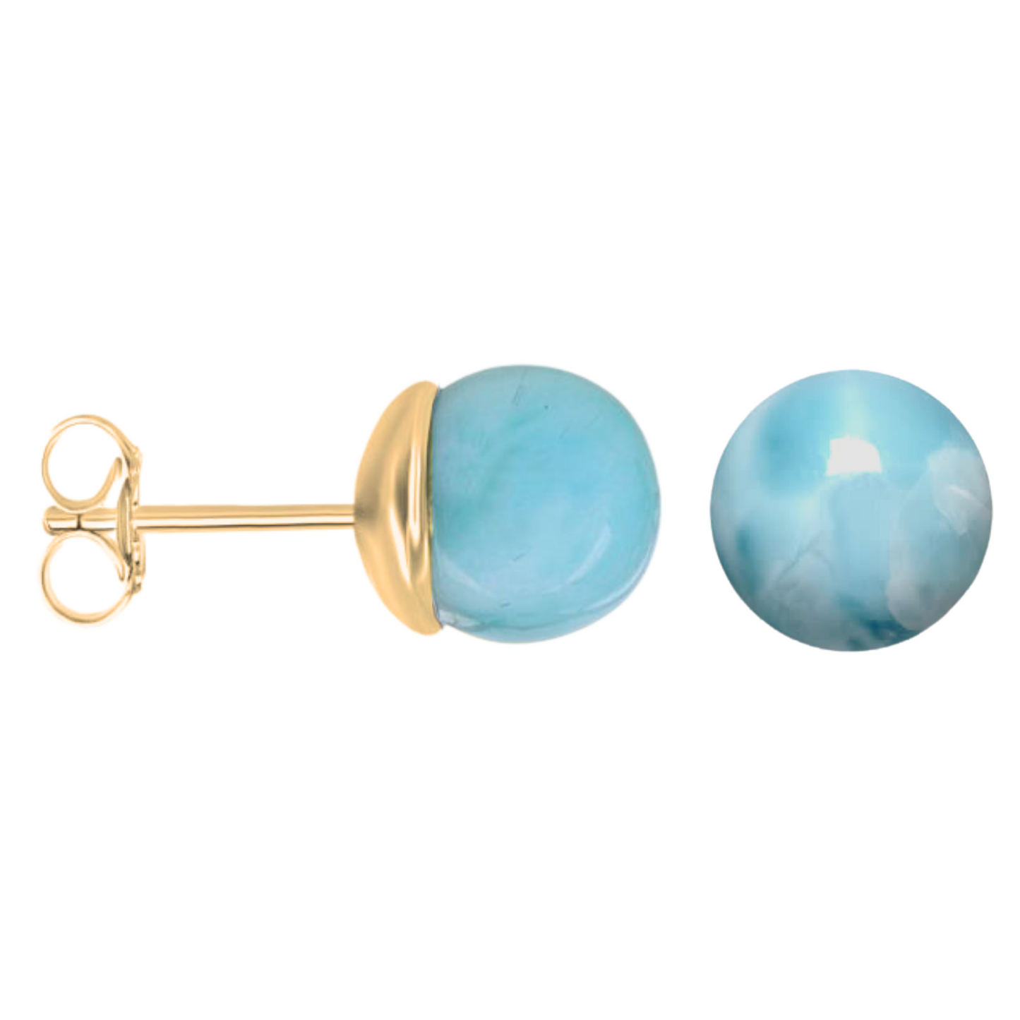 aretes de larimar dominicano souvenir